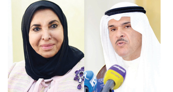 سلمان الحمود في افتتاح مسرح سعاد الصباح رابطة الأدباء قلعة للمبدعين