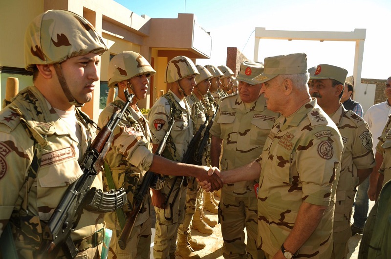 الجيش المصري نتخذ مزيدا من التدابير لحماية حدودنا