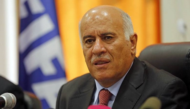 الرجوب: إلغاء مباراة الأرجنتين.. بطاقة حمراء لإسرائيل الرجوب: إلغاء مباراة الأرجنتين.. بطاقة حمراء لإسرائيل
