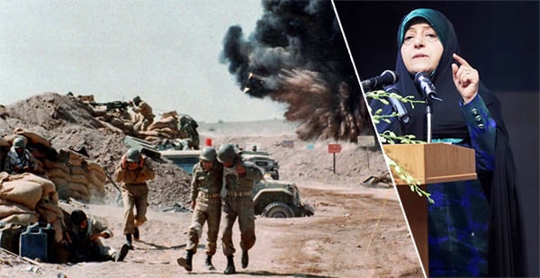 نائبة روحاني تطالب العراق بتعويضات عن حرب الثمانينات