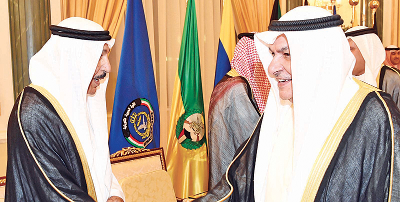 محمد الصقر مهنئا جابر العبدالله محمد الصقر مهنئا جابر العبدالله