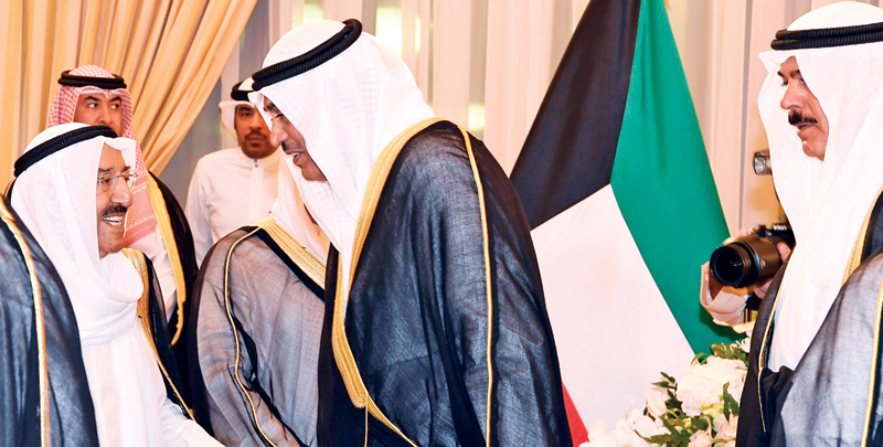 صباح ومحمد الخالد يباركان للأمير
صباح ومحمد الخالد يباركان للأمير