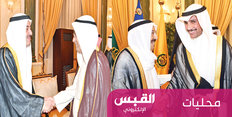 الأمير يتلقى تهنئة الغانم - يوسف النصف يبارك لأحمد الحمود الأمير يتلقى تهنئة الغانم - يوسف النصف يبارك لأحمد الحمود